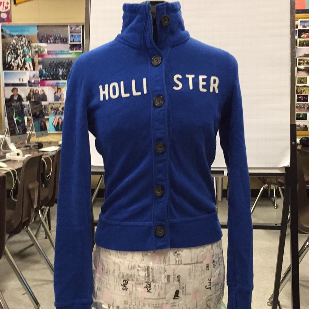 Hollister Sweater Button Up